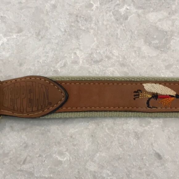 Zeppelin Embroidered Leather Fish Lure Design - Picture 8 of 8